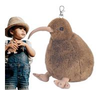Generisch Kiwi Bird Stuffed Animal - Adorable New National Character, Brown Avian Cuddly Figure, 28 cm Medium Height, 80 g Lightweight Feel, Resilient PP Cotton Filling- for Bedtime & Education