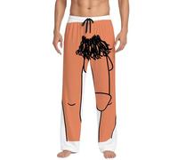 Generisch Kostüm Penis Herren Pyjamahose Lustig Schlafanzughose Schlafhose Peniskostüm Stretch Sleephose Freizeithose Dünne atmungsaktiv Haushose gemütlich weiche Pants Sporthose, Blanco, XXL