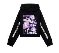 Generisch Kpop D-Demon Sudadera con Capucha Vintage Y2K Sudadera con Capucha Tops Moda Casual Jersey Manga Larga Bolsillo Sudadera para K-pop Fans Otoño Invierno Ropa de Calle Tops, #65, 7-8 Jahre