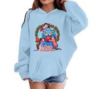 Generisch Kpop Sudadera con capucha unisex para niños, sudaderas de manga larga, informal, hip-hop, sudadera con capucha, K-pop, película Demon, anime, estampado Huntrix, sudaderas para niños y niñas