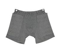Generisch La ropa interior después del estoma y la boca del riñón es conveniente para salir más tarde, y los pantalones de bolsillo se pueden colocar Pantalones cortos de boxeo, Negro , 3XL Corto