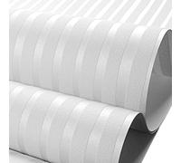 Generisch Lámina decorativa a rayas simples - Papel pintado autoadhesivo a rayas decorativo - Patrón moderno de cuadros contemporáneos | Para dormitorio, apartamento, hotel, sala de estar