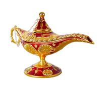Generisch Lámpara clásica mágica de Aladdin, decoración de mesa retro con exhibición de coleccionistas, para casa, fiesta, boda, sala de estar, oficina, decoración de accesorios