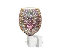 Generisch Lámpara de quemador - temporizador ajustable decoración - quemador eléctrico con luz, para cumpleaños, día de la madre, dormitorio, salón, apartamento, baño, hotel, spa