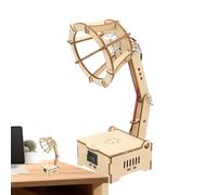 Generisch Lámparas de juguete científico para niños - Juego de manualidades de madera para manualidades, mediación de principios de física lúdica, kit de aprendizaje interactivo de menta con lámpara