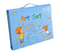 Generisch Lápices de para niños | Accesorios de pintura portátiles de 208 piezas, juego de pintura para niñas, para casa, escuela, viajes, como regalo de cumpleaños y viajes