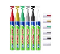 Generisch Lápices de pintura para pintura de punta fina, tinta de reparación, 6 unidades de lápidas para escribir y escribir sobre tela