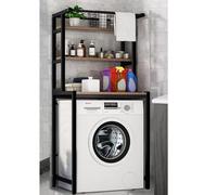 Generisch Lavadora de la máquina de lavado - Superestructura multifuncional de 3 estantes para almacenamiento de baño y baño, diseño de ahorro de espacio, ideal para organizar los elementos esenciales