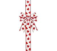 Generisch Lazos con forma de corazón, 198 cm, decoración romántica para el hogar, decoración de cocina, lazos para vacaciones, para fiestas, oficina, granja, así como interiores