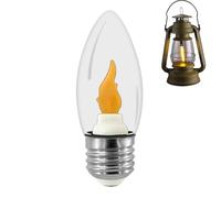 Generisch LED Lights Flame Bulbs Holiday Decor - Flicker Light Bulbs - E12 E14 Base Christmas Decorations for Christmas Party Indoor Outdoor Porch Patio Bedroom Living Room Office Ceiling