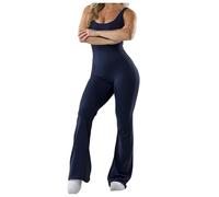 Generisch Leggings metálicos para mujer, mono de yoga ajustado para levantamiento de cadera y levantamiento de abdomen, para mujer, con acolchado en el pecho, mallas para celulitis, con bolsillos