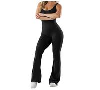 Generisch Leggings metálicos para mujer, mono de yoga ajustado para levantamiento de cadera y levantamiento de abdomen, para mujer, con acolchado en el pecho, mallas para celulitis, con bolsillos