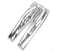 Generisch Leggings térmicos de forro polar para niñas, leggings forrados con estampado cálido de invierno para niños, pantalones gruesos y cálidos para niños pequeños, plata, 3-4 años