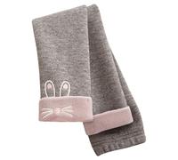 Generisch Leggings térmicos de forro polar para niñas, leggings forrados con estampado cálido de invierno para niños, pantalones gruesos y cálidos para niños pequeños, caqui, 18-24 meses