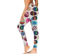 Generisch Leggings térmicos para mujer con estampado de huevo de conejo de Pascua siempre son más delgados, Rosa intenso., 3XL