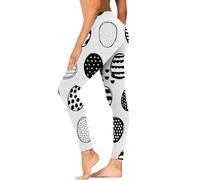 Generisch Leggings térmicos para mujer con estampado de huevo de conejo de Pascua siempre son más delgados, plata, XL