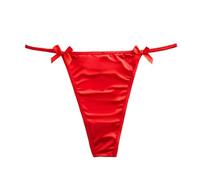 Generisch Lencería para mujer de gran tamaño, elegante, con diseño de tiras para seducción, suave, transpirable, de alta calidad, femenina, rojo, 3XL
