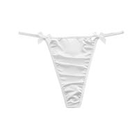 Generisch Lencería para mujer de gran tamaño, elegante, con diseño de tiras para seducción, suave, transpirable, de alta calidad, femenina, Blanco, XXL