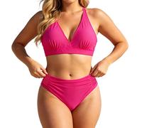 Generisch Leo Bikini para mujer, juego de push up, moldeador de la figura, traje de baño sexy, ropa de playa de gran tamaño, traje de baño de dos piezas, traje de baño para fiesta en la piscina