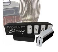 Generisch Librería Accesorios | Estantería decorativa mostrador de mostrador,decoración de libros para biblioteca escolar Home Library Apartamento Estudio Sala de Estudiante Salón Mujeres Lectores