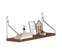 Generisch Librería flotante | Estantería de madera montada en la pared para almacenamiento de pared, no requiere taladrar, estantería de almacenamiento para cocina, plantas, salón, libros, baño