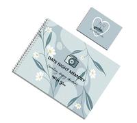 Generisch Libro de citas nocturnas - Ideas para rascar citas nocturnas, álbum de fotos para parejas | Juegos de tarjetas de rascar para parejas portátiles | Para regalos de relaciones de aniversario