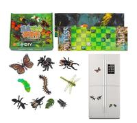 Generisch Libro de juguete magnético, libro de actividades con imanes articulados, juego de gusano educativo, para niños a partir de 3 años, niña, guardería, hogar, jardín