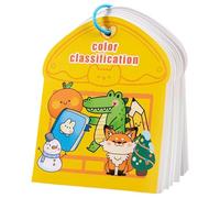 Generisch Libro de pegatinas para niños - Juego sensorial de aprendizaje y asignación para actividades tranquilas, juguete de viaje para niños pequeños, para Año Nuevo, cumpleaños, Navidad, vacaciones