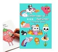 Generisch Libro para colorear para adultos - Comunicación emocional Herramienta de relajación - Palabras para colorear Libros para colorear - Para adultos Adolescentes Hogar Viajar Trabajo Al aire