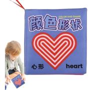 Generisch Libros de tela para bebés, libro de bebé suave - Libro de tela suave para bebés Libro de tela suave - Libros crujientes para 9 meses de edad, mejoran la capacidad de observación, la memoria