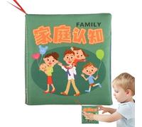 Generisch Libros de tela para bebés, libros crujientes para bebés,Libro de tela suave libro de tela suave libro de tela | Libros crujientes para 9 meses de edad, mejoran la capacidad de observación