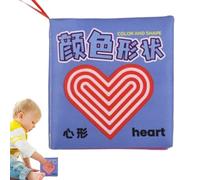 Generisch Libros para bebés,Libros de tela para bebés | Libro colorido de tela suave, libro crujiente interactivo para,libros de crepitar para 9 meses de edad, mejorar la capacidad de observación, la