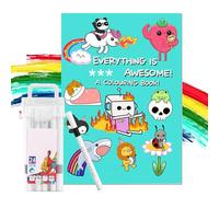 Generisch Libros para colorear para adultos - Comunicación emocional Herramienta de relajación - Palabras para colorear Libros para colorear | Para adultos Adolescentes Hogar Viajar Trabajo Al aire