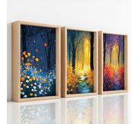 Generisch Lienzo personalizado foto y lienzo imágenes para sala de estar - calidad como una pintura en muchos tamaños, fantasía magia bosque flor de ensueño camino misterio, A4, 21 x 29,7 cm