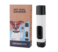 Generisch Lijador silencioso de uñas para perros, luces LED dobles de seis niveles, silencioso, recargable por USB, lijadora de uñas para perros, para gatos, gatitos, cachorros, pequeños, medianos y