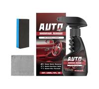 Generisch Limpiador de coche | 120 ml spray protector, quitamanchas para coche con paño y | para cuero y alfombras y tapicería, aplicaciones de tela, coches, camiones, casas