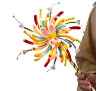 Generisch Limpiador de pipas para manualidades | Año Nuevo DIY Material de manualidades - Limpiador de manualidades colorido para niños - Para adultos, niños, estudiantes, niñas, adolescentes
