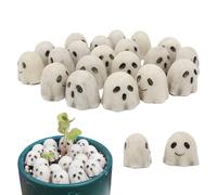 Generisch Lindas estatuas fantasmas - Miniatura Halloween, PC Spectral Figuras Surtido | Versátil mesa - centros de mesa, acompañante de plantas en maceta, detalles pintados a mano equilibrados, bases