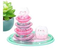 Generisch Lindas pegatinas 3D, autoadhesivas 3D, lindas figuras de animales, pegatinas para botellas de agua, álbumes de recortes, para niñas y adolescentes, estuche para diario, equipaje, monopatín