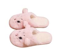 Generisch Lindas y cómodas zapatillas de gato para mujer - Zapatos de invierno para mujer, color amarillo, 42, Rosa., 44 EU