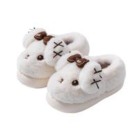 Generisch Lindos mocasines para mujeres y niños, de dibujos animados, de algodón, cálidas y cómodas, lindas zapatillas de animales de interior, D, 23/24 EU