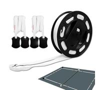 Generisch Líneas de posición de bádminton - Marcas de lanzamiento de límite de 240 x 528 pulgadas, marcadores de lanzamiento de pickleball para deportes al aire libre