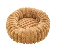 Generisch Lit De Chien Rond - Primo Lavable Chaud Et Confortable | Tapis De Compagnie En Peluche Douce Pour Intérieur Chambre Salon, Apartamento Balcon Voyage En Plein Air Pour Chiens Et Chats