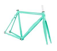 Generisch Lite Frameset, Track Fixie Bike Frame and Fork, Single Speed Bicycle Parts, 700C 6069 Aluminum, 50cm, 52.5cm, 55cm(R,55cm)