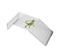 Generisch Lizard Hammock, Bearded Dragon Mesh Lounger, Stainless Steel Corner Mount, Reptille Cooling Bed, Climbing NetNetTerrarium, Ideal for Snake, Turtle, Hermit Crab, Gecko, 28 * 16 * 8 cm