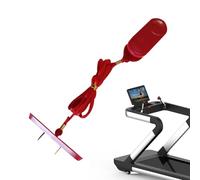 Generisch Llave de seguridad para cinta de correr - ABS 2,6 x 0,67 pulgadas | Clip de cuerda trenzada - Interruptor de seguridad magnético para Třeadmills - Accesorios de repuesto universales | Parada