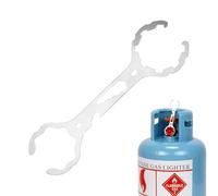 Generisch Llave de válvula - Llave ajustable antideslizante - Llave reductora de presión para cilindros de gas - para reparación, técnico, cocinero, hogar, cocina, comercio, camping
