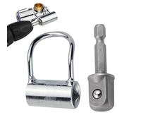 Generisch Llave sanitaria angular, llave de parada, herramienta de mano para instalaciones de agua, baño, inodoro, debajo del fregadero, cocina, espacios estrechos, acero, estable, práctico