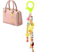 Generisch Llavero con cuentas para monedero, diseño de perlas | Llavero arco iris arcoíris llavero mochila decoración para mujeres niños niñas nacimiento