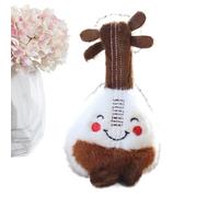 Generisch Llavero de guitarra | Llavero acolchado para guitarra, péndulo de 15 cm, bolsillos colgantes, accesorio decorativo, joyas de para todos los monederos, Nudo de café, Siehe